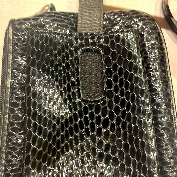 Brighton Vintage Small Crossbody Croc Embossed Wallet - Picture 9 of 16